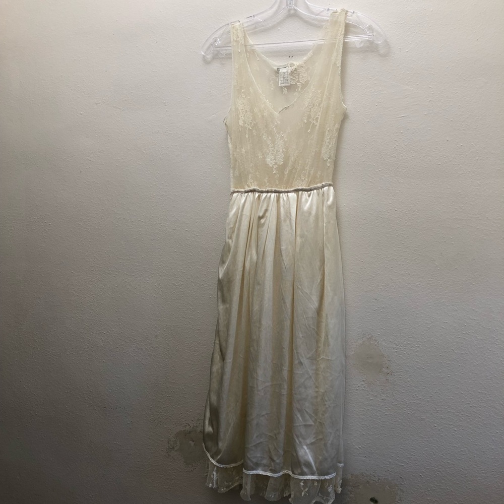 Anna-Kaci Sleeveless Lace Dress Women's Size S Cream - Picture 2 of 10